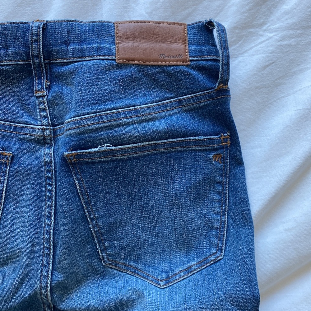 Madewell 10” high rise skinny jeans